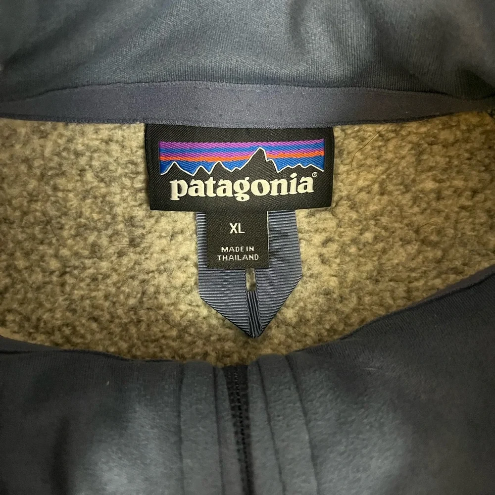 Patagonia Men’s Better Sweater Quarter Zip Pullover Oar Tan